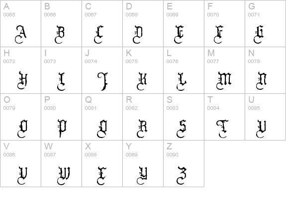 WW2Blackletter HPLHS details - Free Fonts at FontZone.net