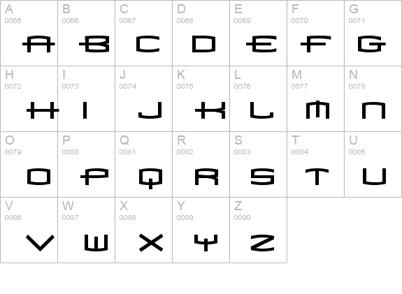 X979 details - Free Fonts at FontZone.net