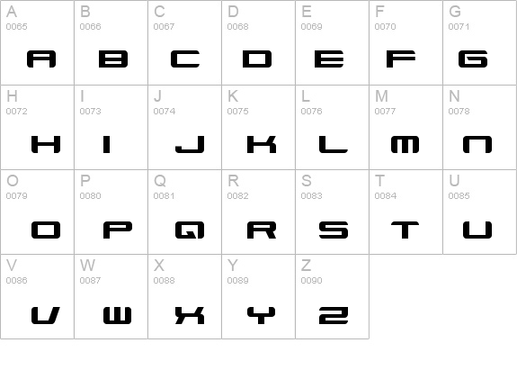 Xenotron Broadstroke details - Free Fonts at FontZone.net