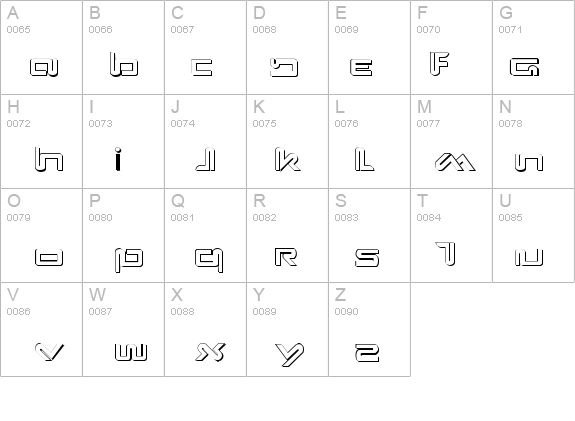 Xephyr Shadow details - Free Fonts at FontZone.net
