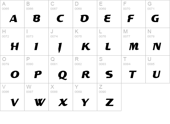 XYPERFORMULAIC-21SB details - Free Fonts at FontZone.net