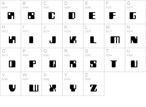 Zyborgs Expanded details - Free Fonts at FontZone.net