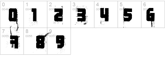 3 theHard way RMX details - Free Fonts at FontZone.net