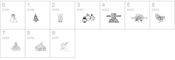 4YEOXMAS details - Free Fonts at FontZone.net