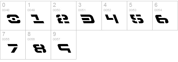 7th Service Leftalic details - Free Fonts at FontZone.net