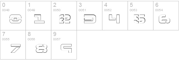 7th Service Outline details - Free Fonts at FontZone.net