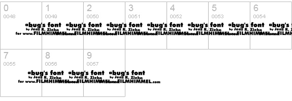 a bug's life details - Free Fonts at FontZone.net