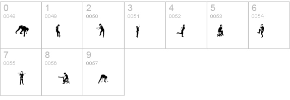 accion dingbat tipografia details - Free Fonts at FontZone.net