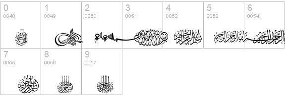 AGA Islamic Phrases details - Free Fonts at FontZone.net