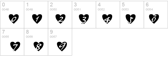 All Hearts Normal details - Free Fonts at FontZone.net