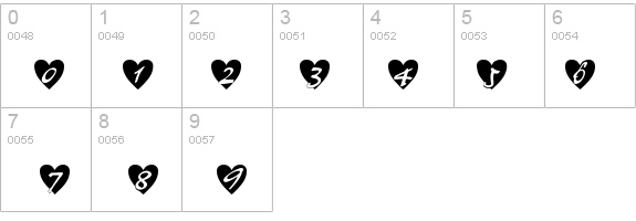 All Hearts details - Free Fonts at FontZone.net