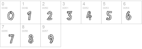 AlphaRope details - Free Fonts at FontZone.net