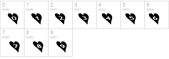 AlphaShapes hearts 2b details - Free Fonts at FontZone.net