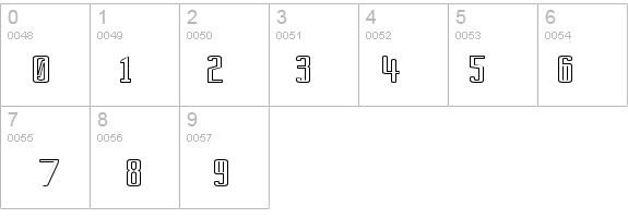 Ardour Outline details - Free Fonts at FontZone.net