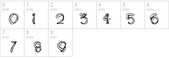 area LINEe details - Free Fonts at FontZone.net