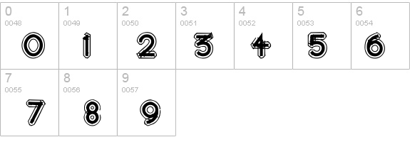 area OUTLINEe details - Free Fonts at FontZone.net