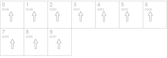 Arrows2 details - Free Fonts at FontZone.net