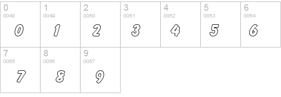 Balloon Outline P Extra Bold details - Free Fonts at FontZone.net