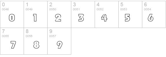 BordeauxBlackOutline Regular details - Free Fonts at FontZone.net