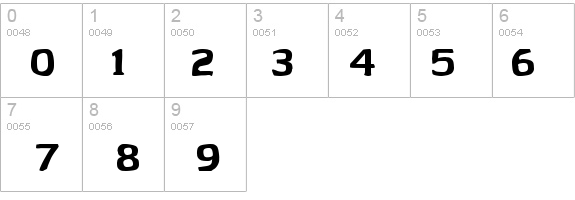 bylon 27 details - Free Fonts at FontZone.net