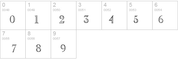 Cas Open Face Normal details - Free Fonts at FontZone.net