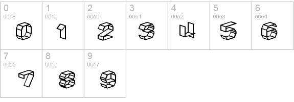 D3 Craftism details - Free Fonts at FontZone.net