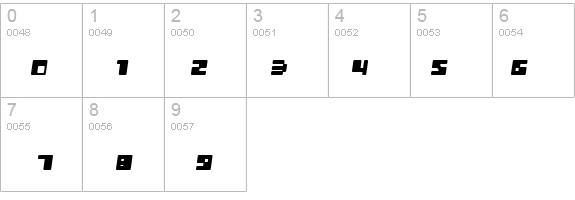 Digit   LoFi Shift details - Free Fonts at FontZone.net
