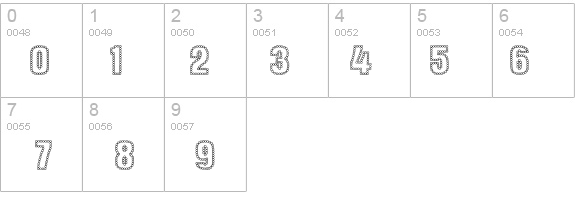 Dot Trail details - Free Fonts at FontZone.net