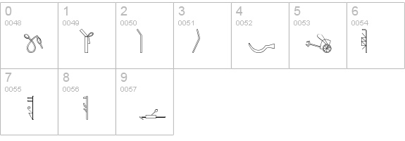 GlyphBasic D details - Free Fonts at FontZone.net