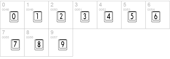 Keyboard KeysCn Condensed details - Free Fonts at FontZone.net