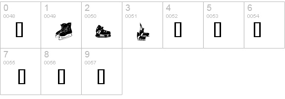 KR Hockey Dings details - Free Fonts at FontZone.net