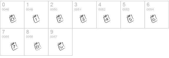 KR Lil Note details - Free Fonts at FontZone.net