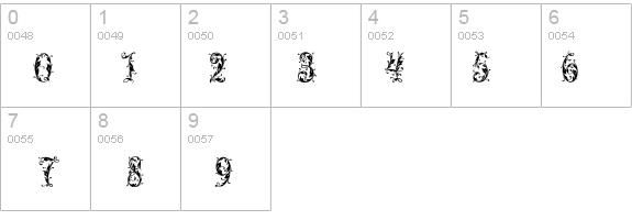 Leafy glade details - Free Fonts at FontZone.net