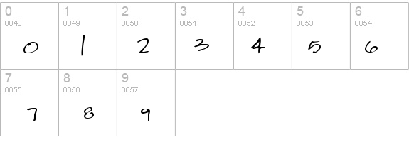 LeroysHand Regular details - Free Fonts at FontZone.net