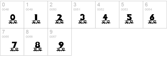 LetterTrain Bold details - Free Fonts at FontZone.net