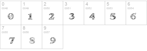 Occoluchi Outline details - Free Fonts at FontZone.net