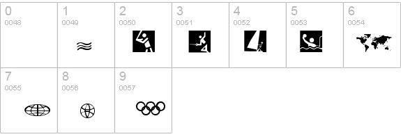 Olympicons 2 details - Free Fonts at FontZone.net