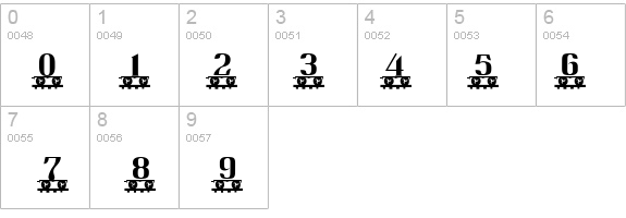 Railroad details - Free Fonts at FontZone.net