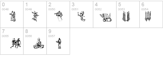 ReligiousSymbols details - Free Fonts at FontZone.net