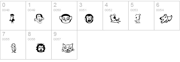 SakabeAnimal01 details - Free Fonts at FontZone.net