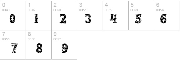 SalloonCracked details - Free Fonts at FontZone.net