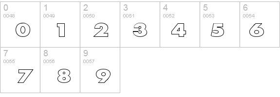 Scream outlined details - Free Fonts at FontZone.net