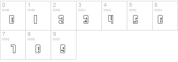 SF Cosmic Age Outine details - Free Fonts at FontZone.net