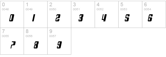 SF DecoTechno Condensed Oblique details - Free Fonts at FontZone.net