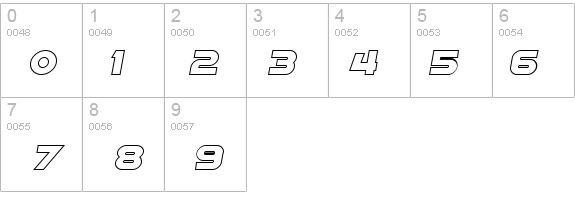 SF Distant Galaxy Outline Italic details - Free Fonts at FontZone.net