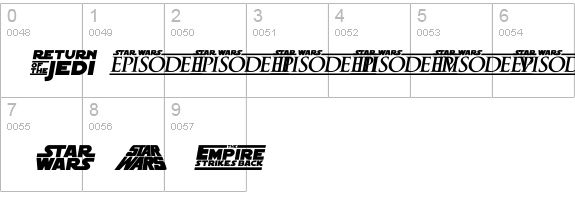 SF Distant Galaxy Symbols Italic details - Free Fonts at FontZone.net