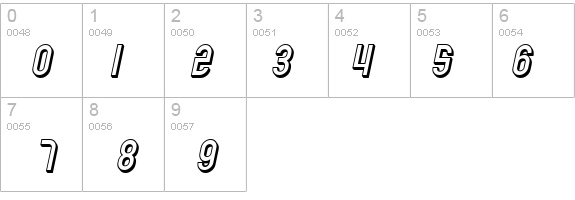 SF Eccentric Opus Shaded Oblique details - Free Fonts at FontZone.net