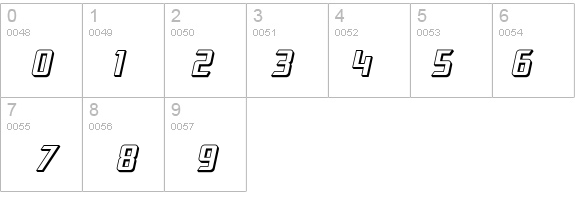 SF Electrotome Shaded Oblique details - Free Fonts at FontZone.net