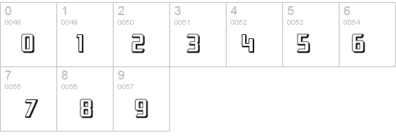 SF Electrotome Shaded details - Free Fonts at FontZone.net