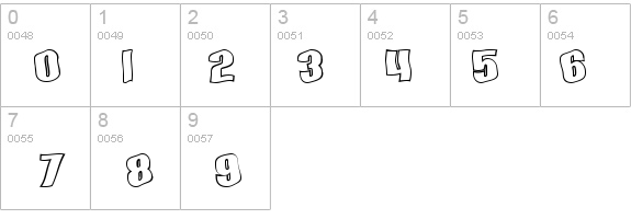 SF Hallucination Outline details - Free Fonts at FontZone.net